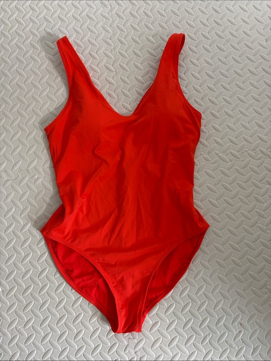 Athleta Other - Athleta Classic Red One-Piece Swimsuit